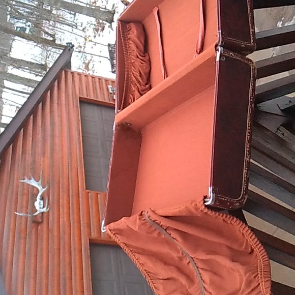 💼 Vintage Samsonite Suitcase, Leather Carry On Suitcase, Mid Century - Picture 10 of 16